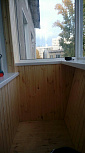 Отделка стен балкона с выносом - фото 1