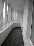 Остекление углового балкона без отделки в доме II-29 - фото 3